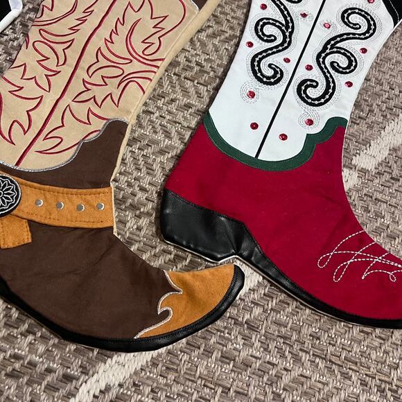 Bundle of 3 Western Boot Stockings 18in - Picture 5 of 6